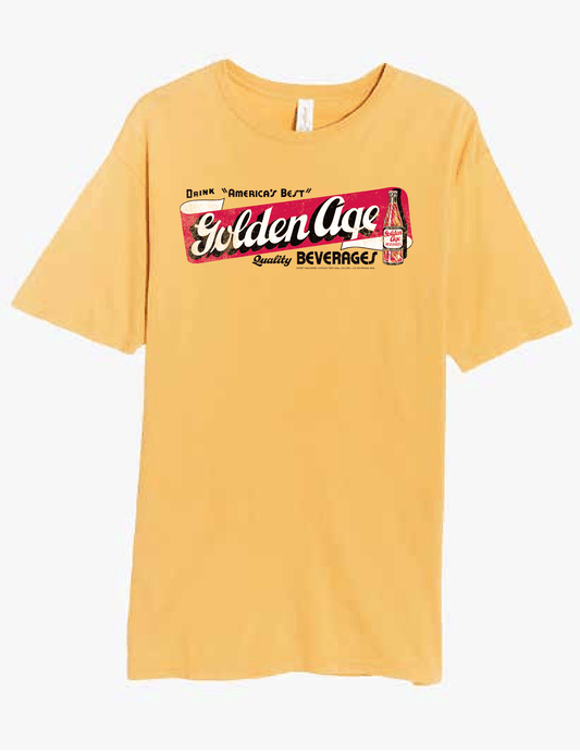 Golden Age Vintage Sign Tee, soda proudly founded in Youngstown Ohio