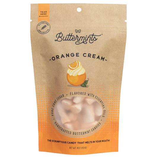 Orange Cream Buttermints 4oz Pouch
