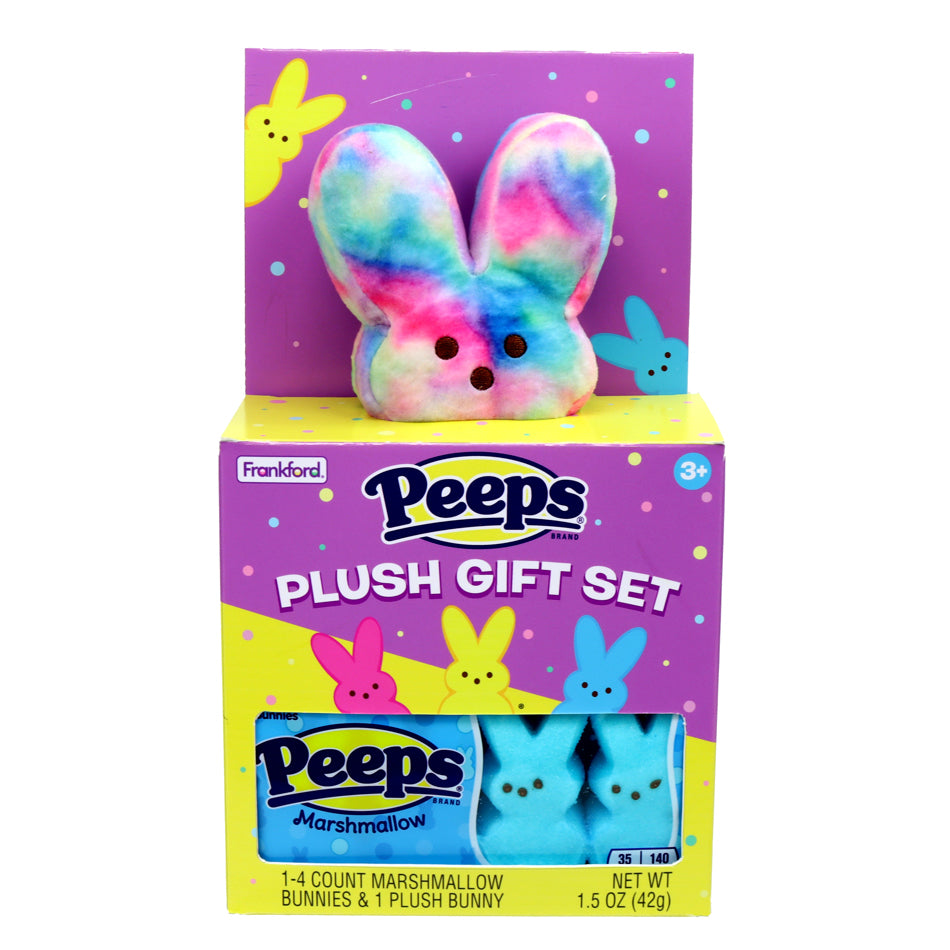 Peeps Plush Bunny House- Assorted Blue and Pink 1.5oz