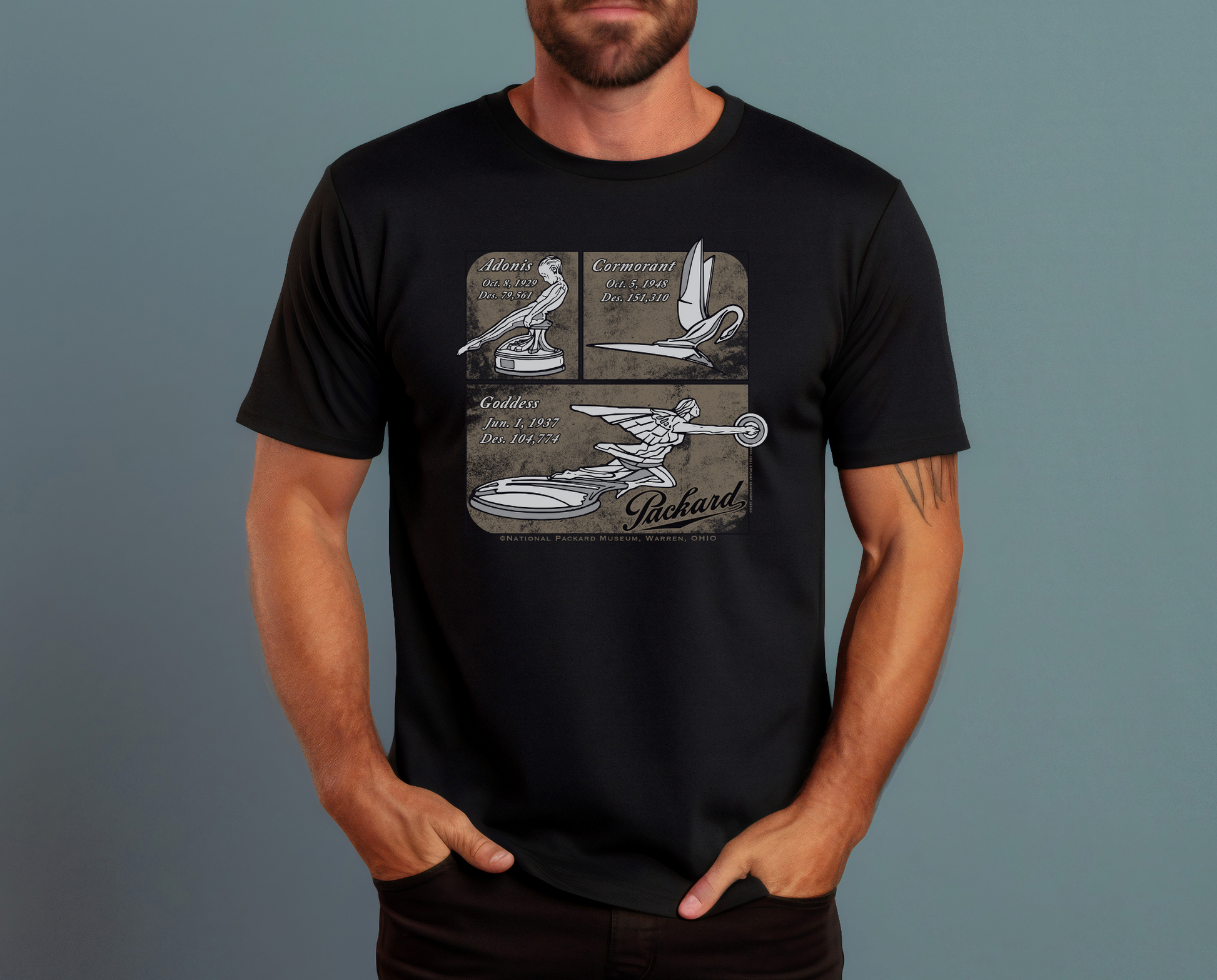 unisex packard vintage automotive shirt styled casually retro car enthusiast outfit