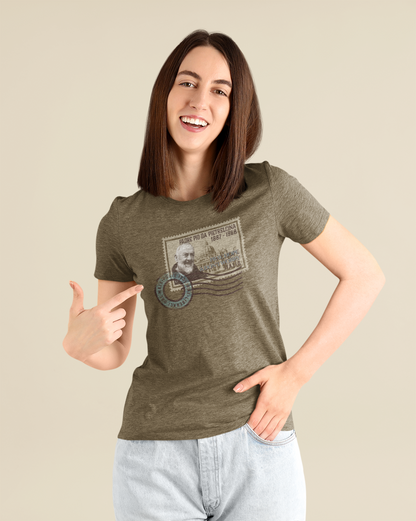 unisex padre pio catholic shirt styled casually faith inspired outfit