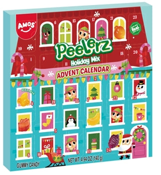 Amos Gummy Peelerz Christmas Advent Calendar 4.94oz
