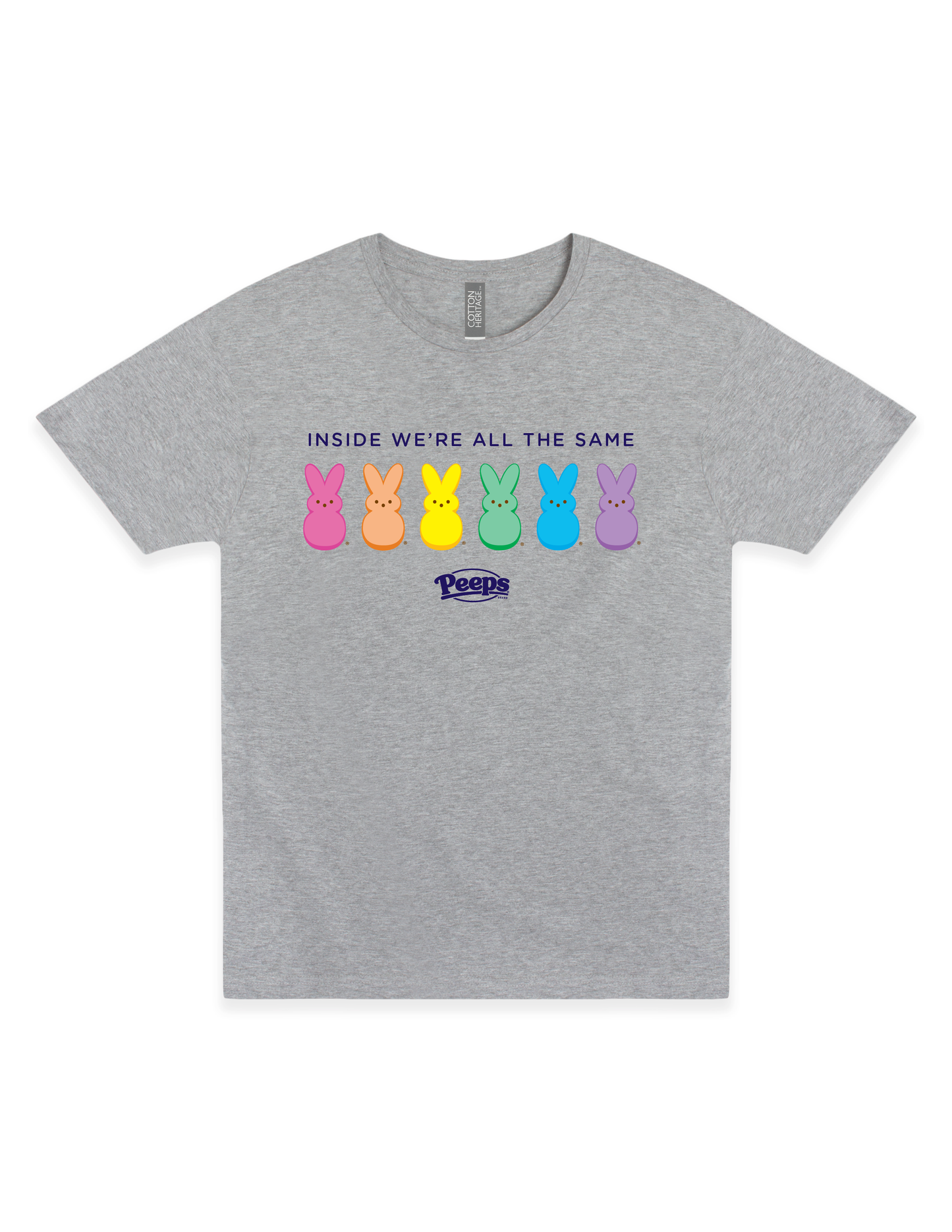peeps inside were all the same graphic t shirt officially licensed marshmallow candy unisex tee