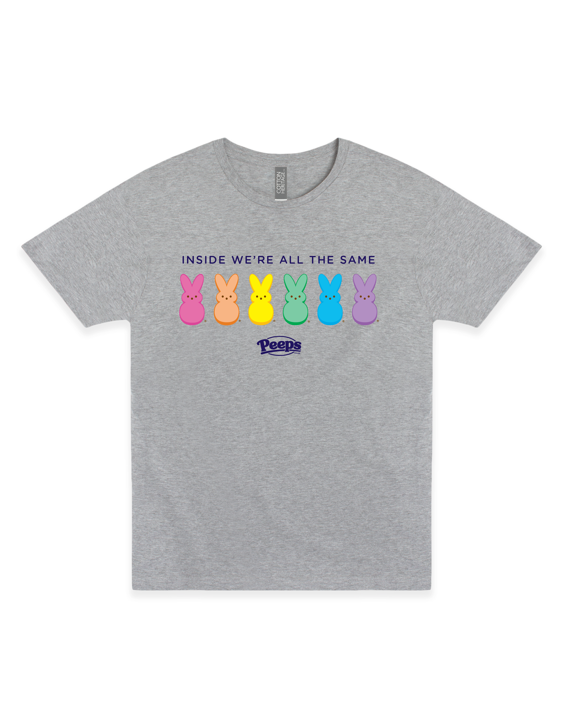 peeps inside were all the same graphic t shirt officially licensed marshmallow candy unisex tee