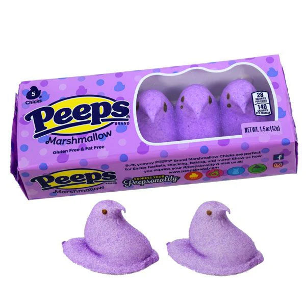 Easter PEEPS® 5 Count Purple Chicks