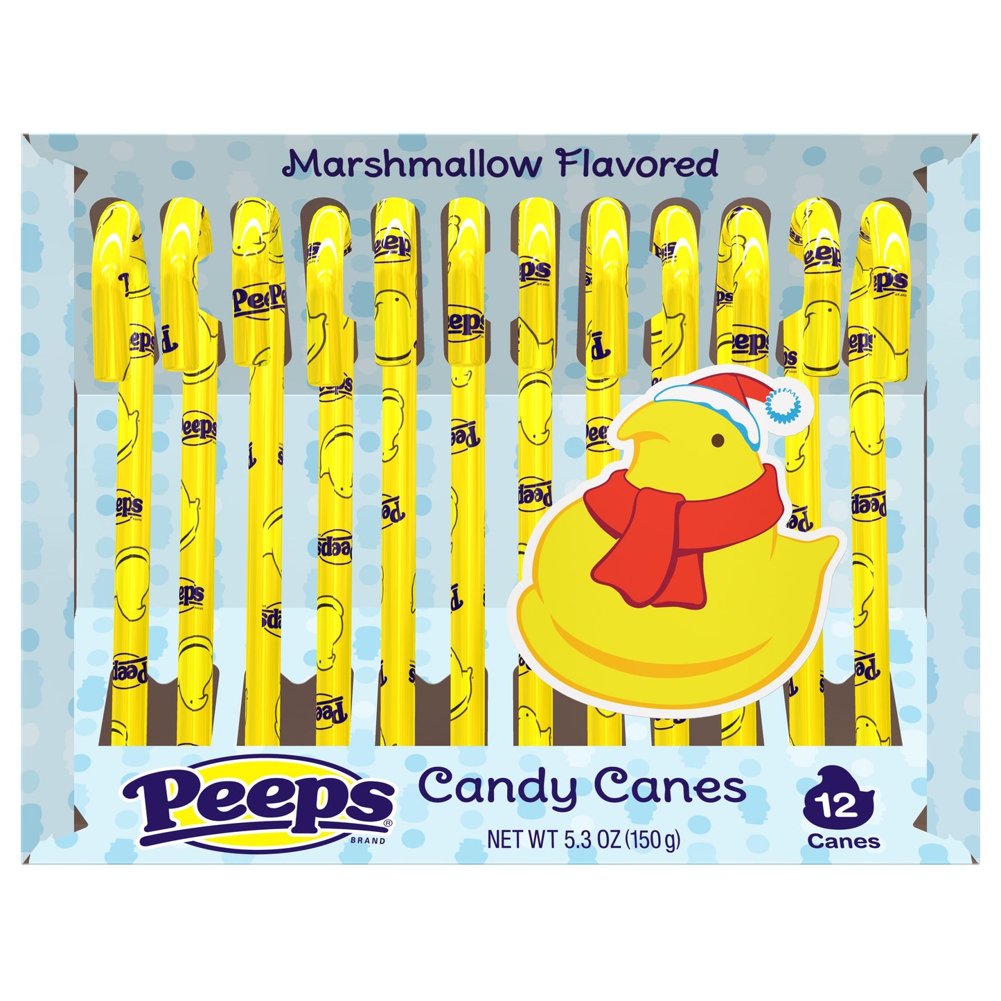 Peeps Marshmallow Candy Cane Cradle 12ct