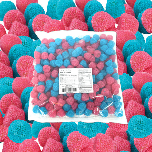 Gustaf's Bulk Pink and Blue Berries 2.2lb Bag