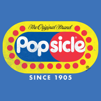 Popsicle® The Original Authentic graphic showcasing the iconic Popsicle logo with retro branding and nostalgic frozen treat design elements.