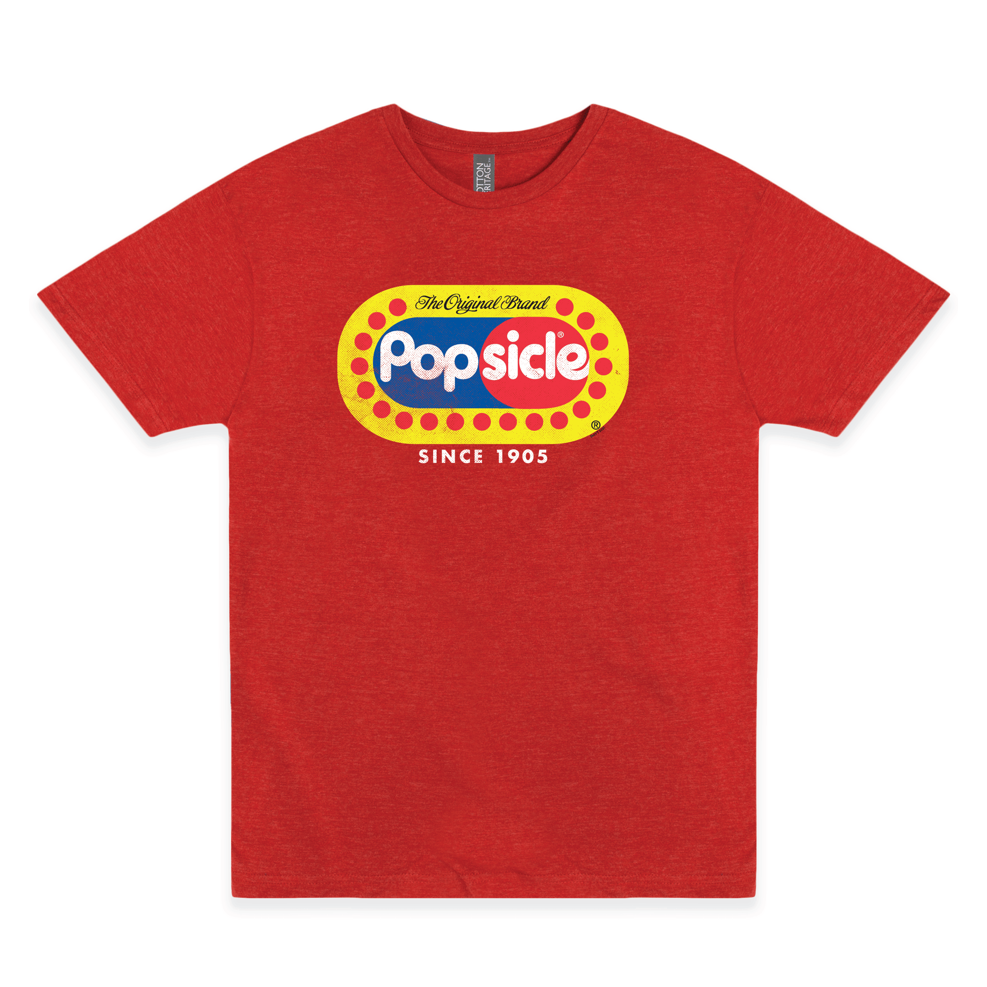 Popsicle® The Original Authentic graphic showcasing the iconic Popsicle logo with retro branding and nostalgic frozen treat design elements.