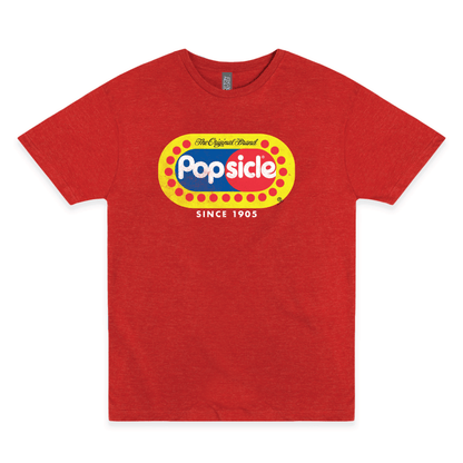 Popsicle® The Original Authentic graphic showcasing the iconic Popsicle logo with retro branding and nostalgic frozen treat design elements.