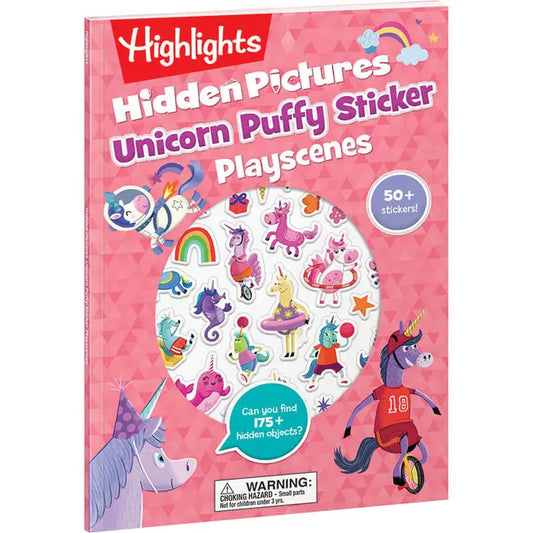 Highlights: Unicorn Hidden Pictures Puffy Sticker Playscenes