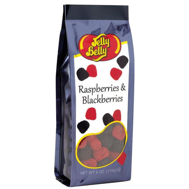 Jelly Belly Raspberries and Blackberries Gift Bag - 6oz
