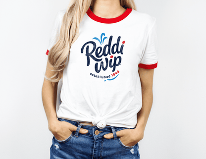 Vintage Reddi-wip Tee with Ringer Trim – Front View