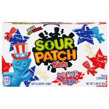 Sour Patch Kids Red, White and Blue 3.50oz Theater Box