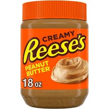 Hershey's Reese's Creamy Peanut Butter Jar 18oz