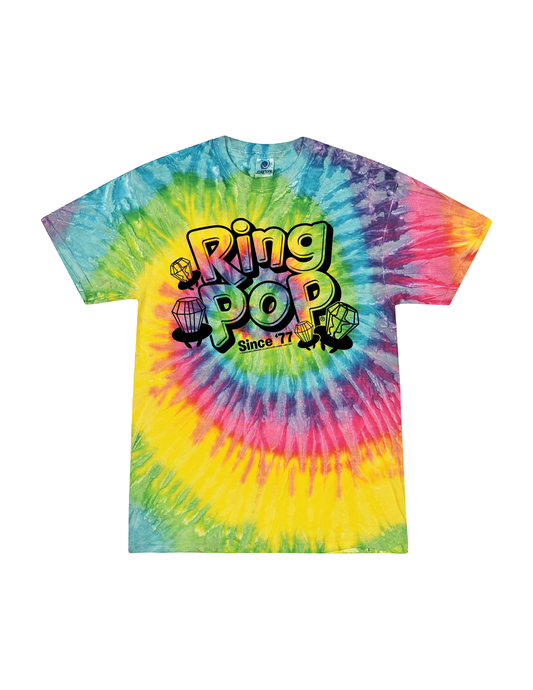 ring pop since 77 tie dye graphic t shirt officially licensed retro candy unisex tee