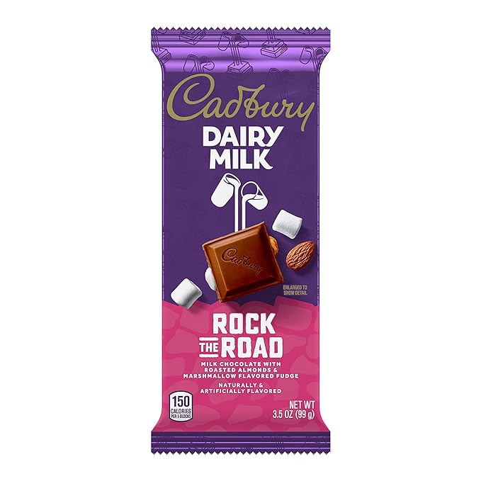 Cadbury Dairy Milk Rock the Road (Milk Chocolate with Roasted Almonds)