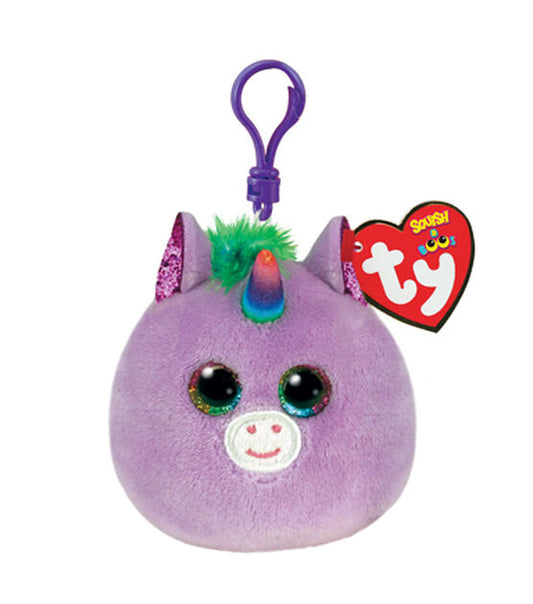 Beanie Babies: Rosette Unicorn Purple Squish Clip