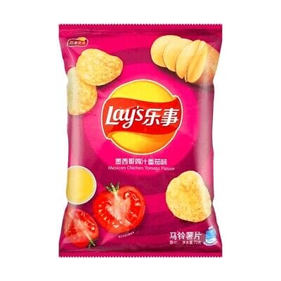Lays Mexican Tomato Chicken Potato Chips, 2.46oz