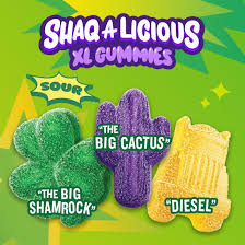 Shaq-A-Licious Sour Gummies Peg Bag