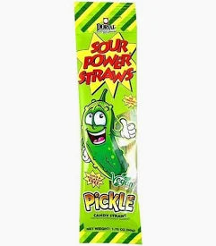 Sour Power Pickle Candy Straw- 1.75oz