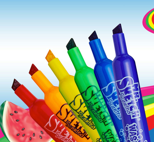 Mr. Sketch Scented Markers- Chisel Tip Assorted Colors 22 Count