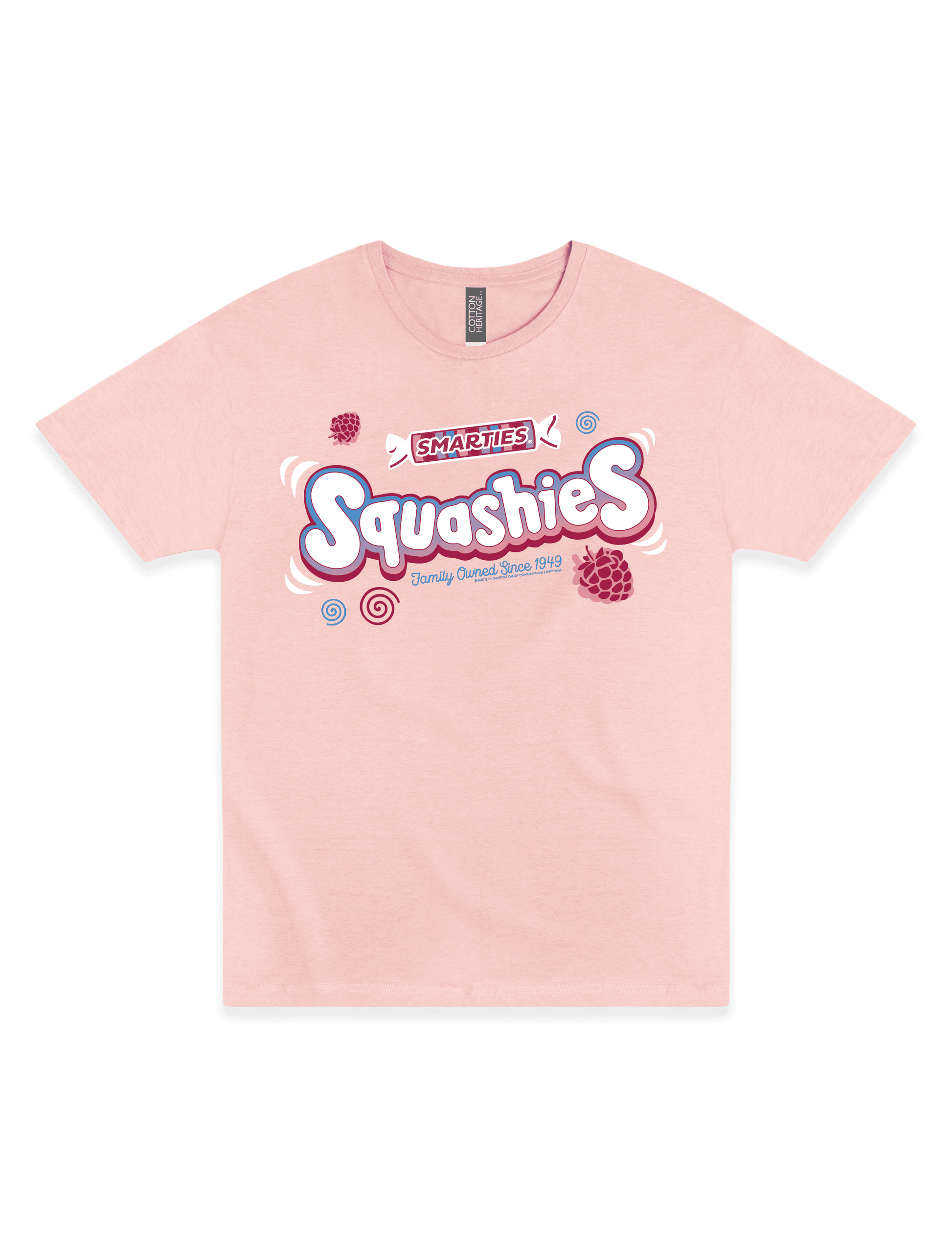 smarties squashies graphic t shirt officially licensed candy brand unisex nostalgia tee