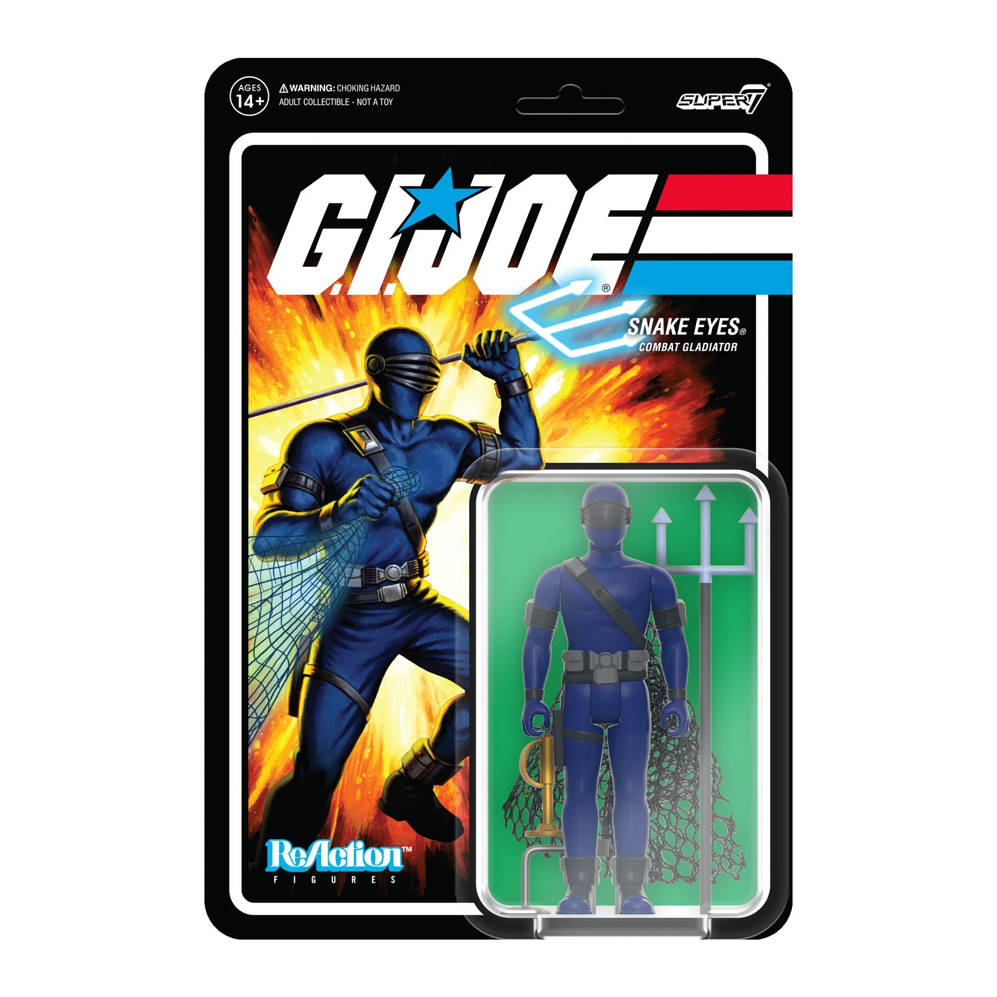 Joe ReAction Figures Wave 5- Snake Eyes (Combat Gladiator
