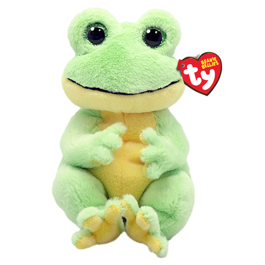Beanie Babies: Snapper Frog Green Belly Regular