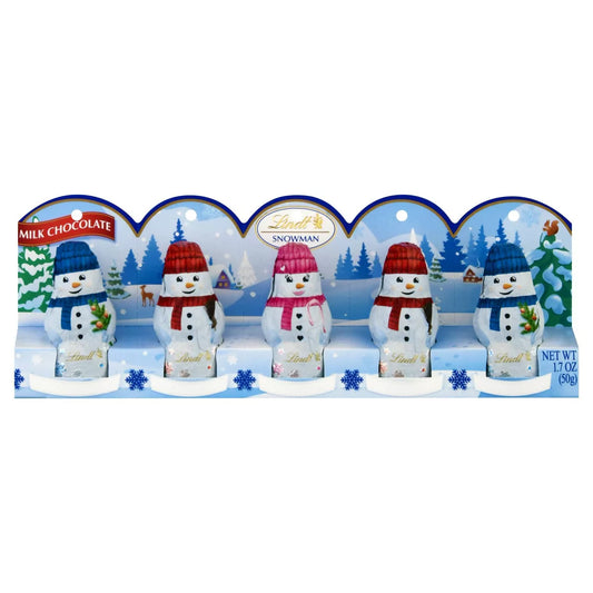 Lindt Mini Snowmen 5 Pack 1.7oz