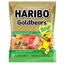 Haribo Sour Gold Bears - 4.5oz