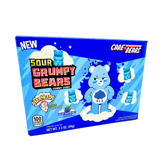 Warheads Care Bears Sour Grumpy Bears Theater Box 3.5oz