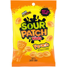 Sour Patch Kids Peg Bag- Peach 8.07oz