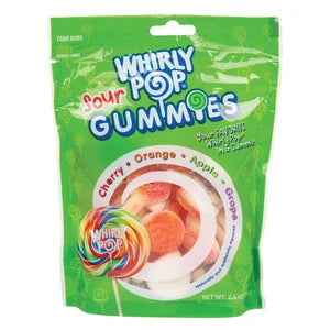 A&B Whirly Pop Sour Gummies 7.5oz