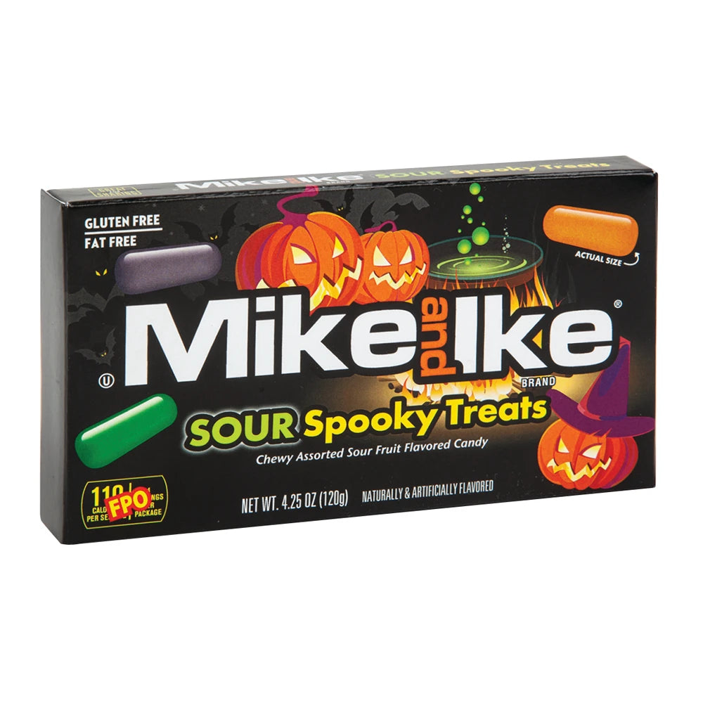 Mike and Ike Halloween Sour Spooky Treats 4.25oz