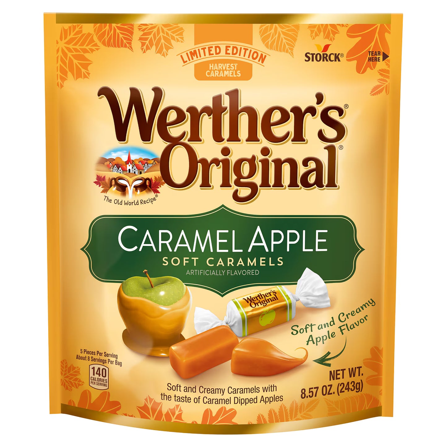 Werther's Original Caramel Apple Soft Caramels 8.57oz