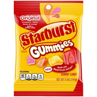 Starburst Gummies Original Peg Bag 5oz