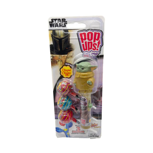 Pop Ups Star Wars the Mandalorian Lollipop Blister Pack 1.26oz