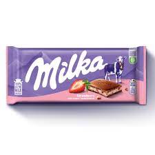 Milka Bar- Strawberry Yogurt
