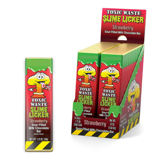 Toxic Waste Slime Licker Strawberry Chocolate Bar 1.75oz