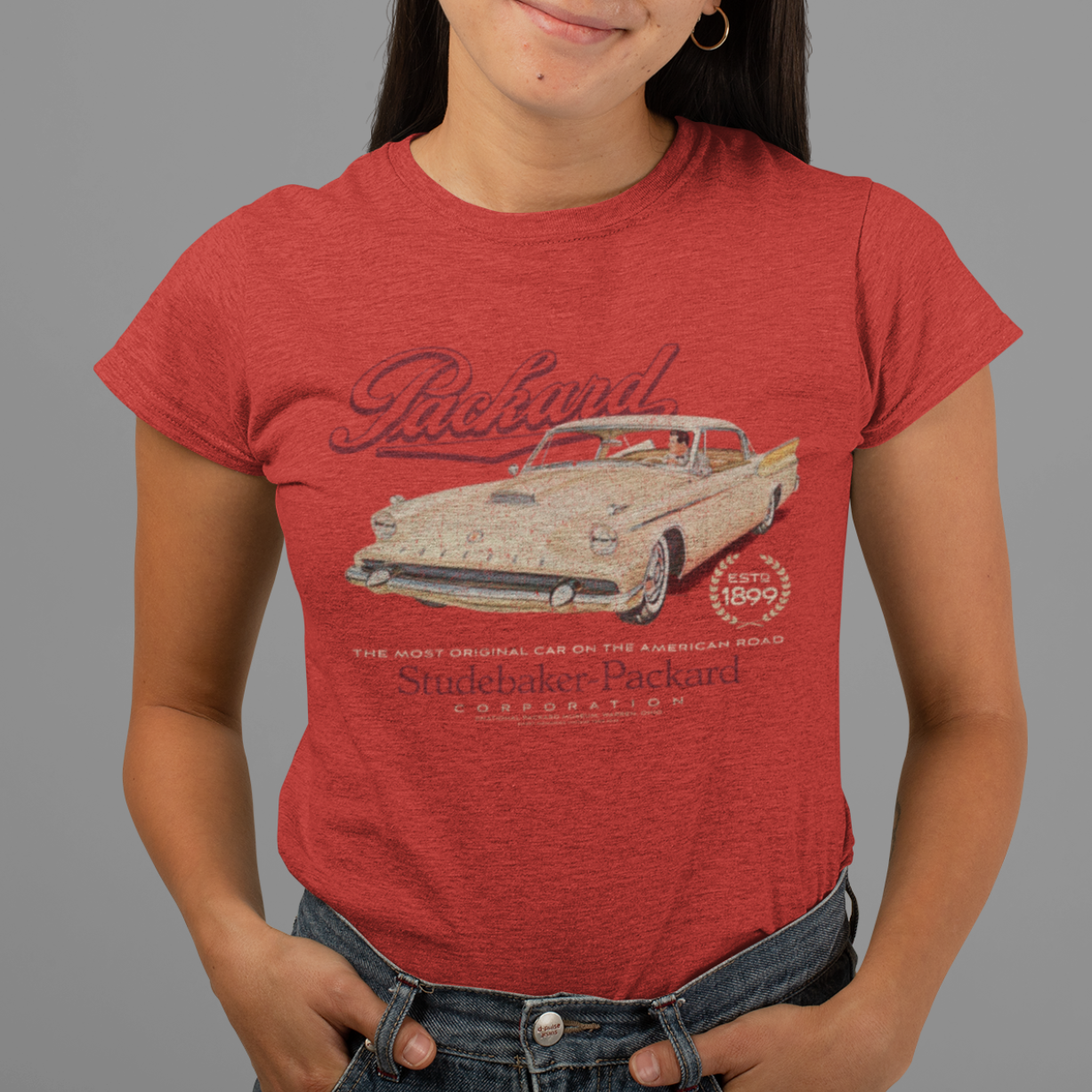 unisex studebaker packard hawk vintage shirt styled casually retro car enthusiast outfit