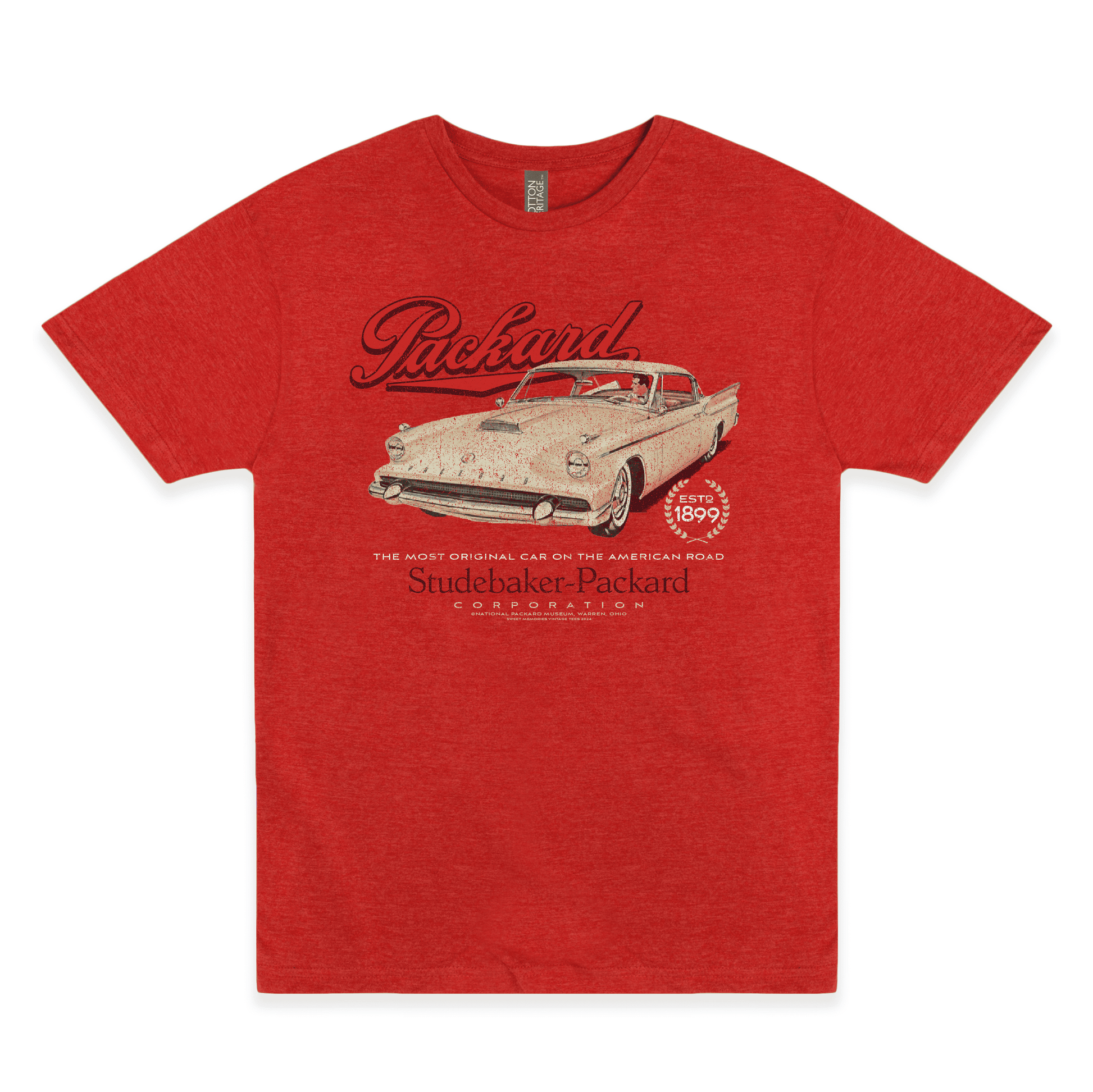 studebaker packard hawk warren ohio vintage automotive graphic t shirt unisex retro apparel