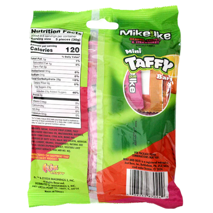 Imaginings Mike and Ike Taffy Peg Bag 3.8oz