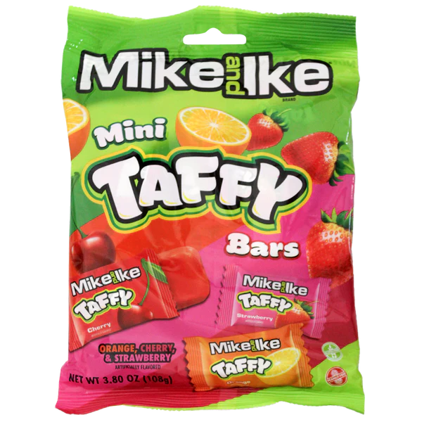 Imaginings Mike and Ike Taffy Peg Bag 3.8oz