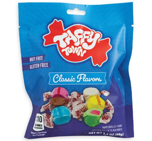 Taffy Town Salt Water Taffy Peg Bag- Assorted 3.5oz