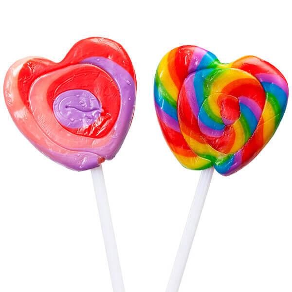 Teeny Heart Lollipops