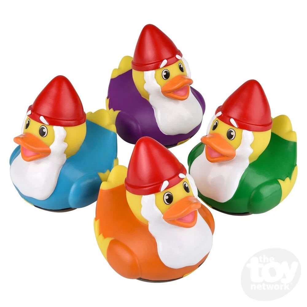 Gnome Rubber Ducks 3.5"