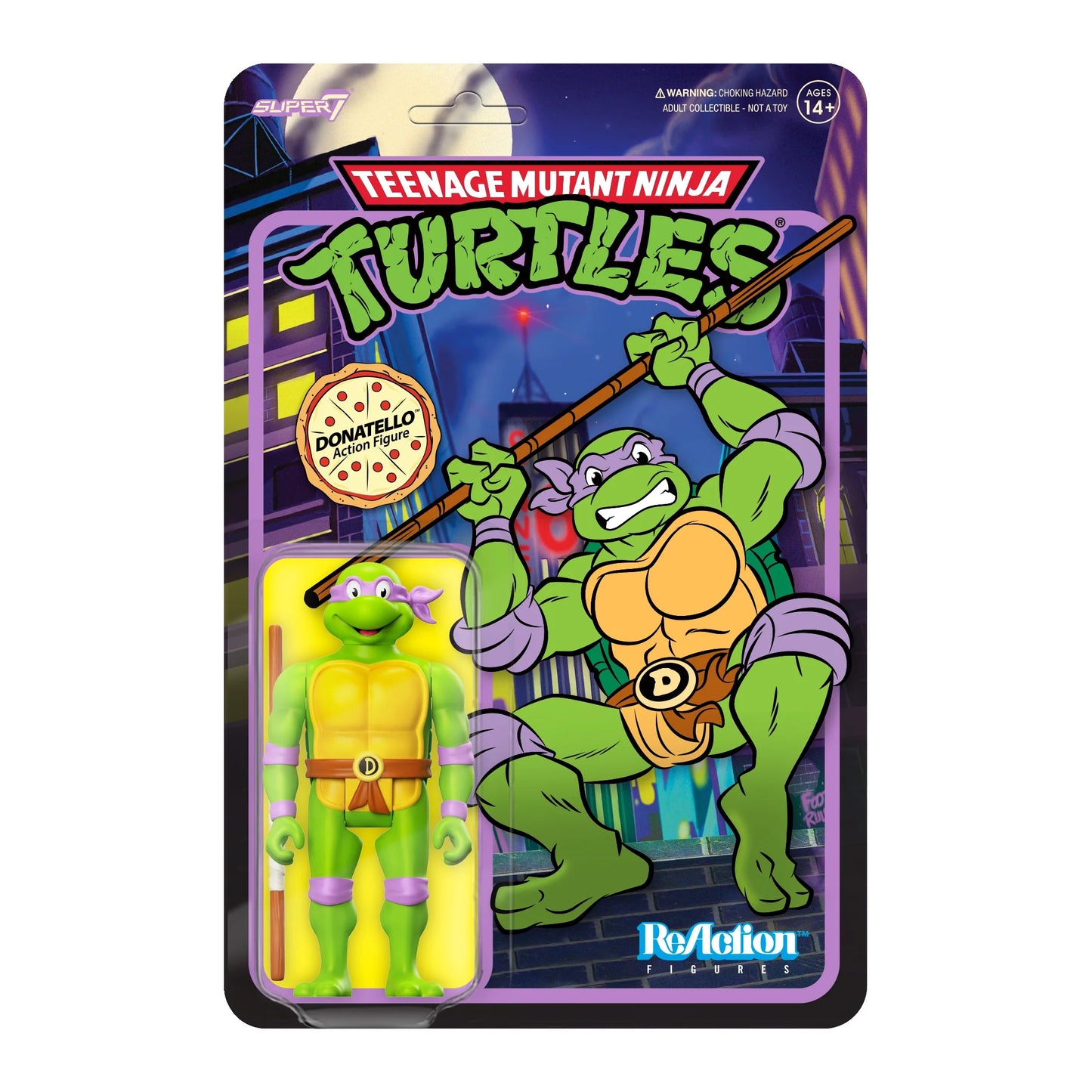 Teenage Mutant Ninja Turtles ReAction Wave 7- Donatello Toon