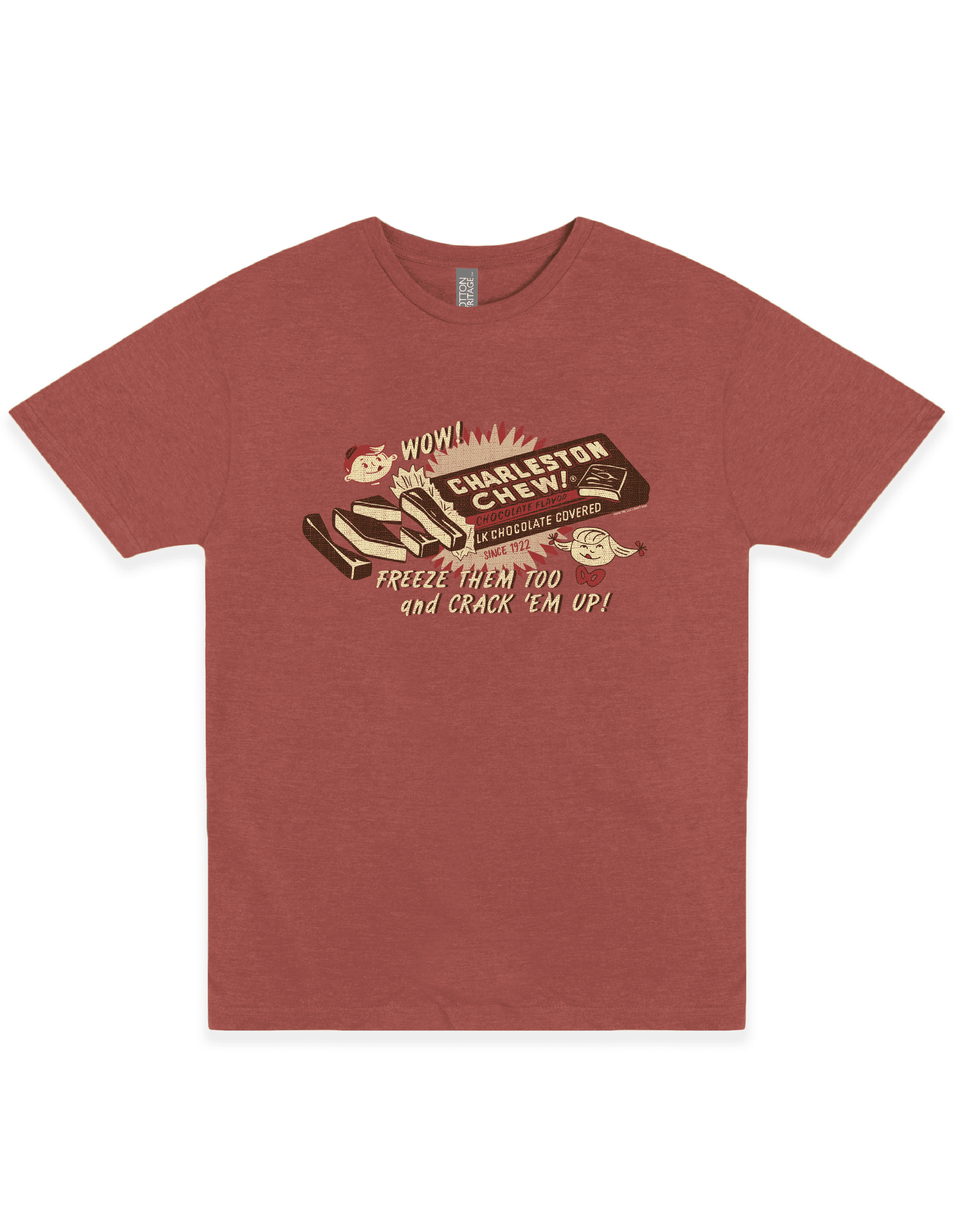 tootsie charleston chew nostalgic vintage advertisement graphic t shirt officially licensed retro candy brand unisex tee