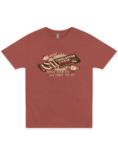 tootsie charleston chew nostalgic vintage advertisement graphic t shirt officially licensed retro candy brand unisex tee